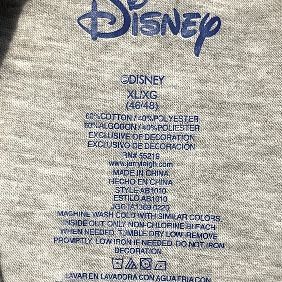 Mickey Mouse tshirt scetched and embroidered size XL (46/48) - Picture 3 of 7